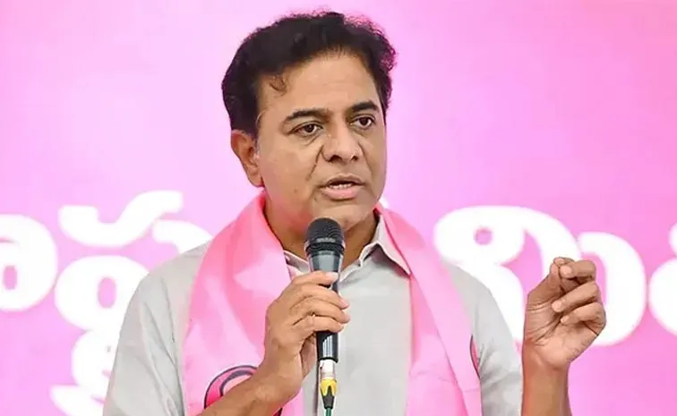 SLBC Tunnel Incident: KTR Tweet On Revanth And Modi Government