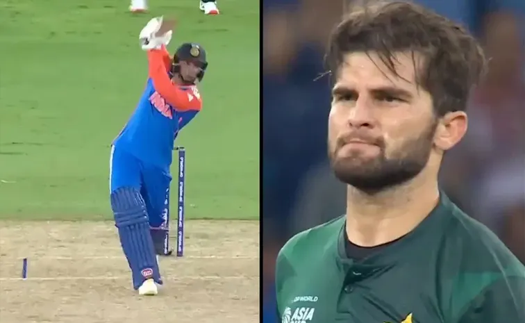 Abhishek Sharma gives taste of own medicine to Shaheen Afridi