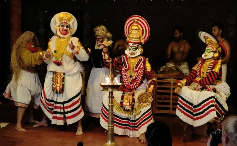 Ancient Kerala Temple Dance Form Koodiyattam Performance