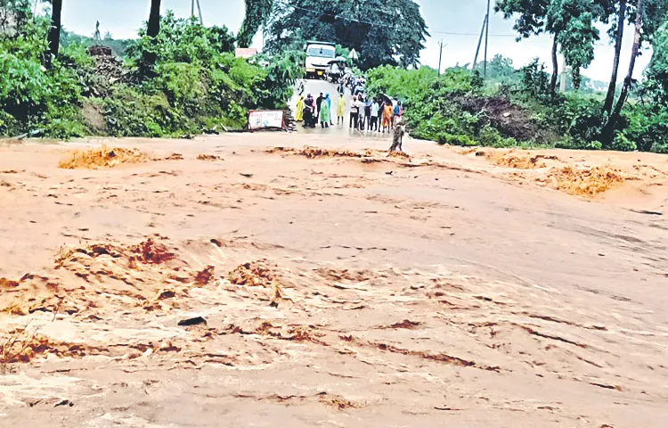 Heavy rains in coastal Andhra Pradesh