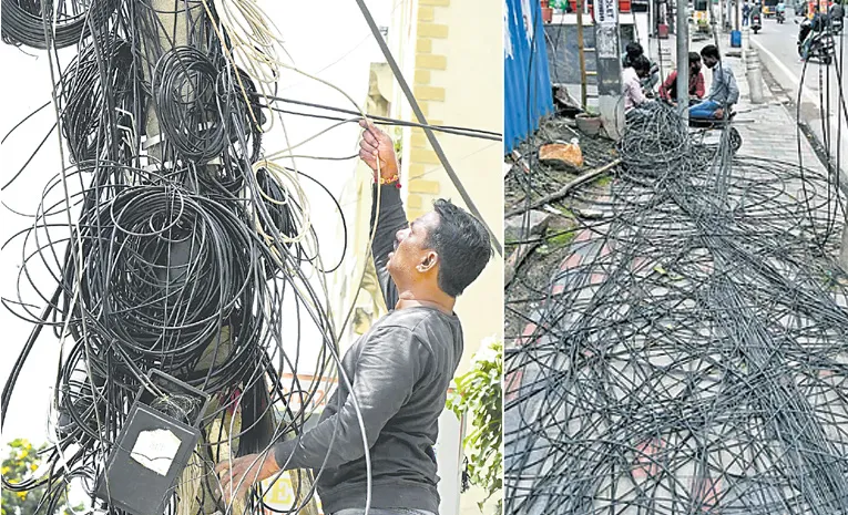 cables wires cuts in hyderabad telangana