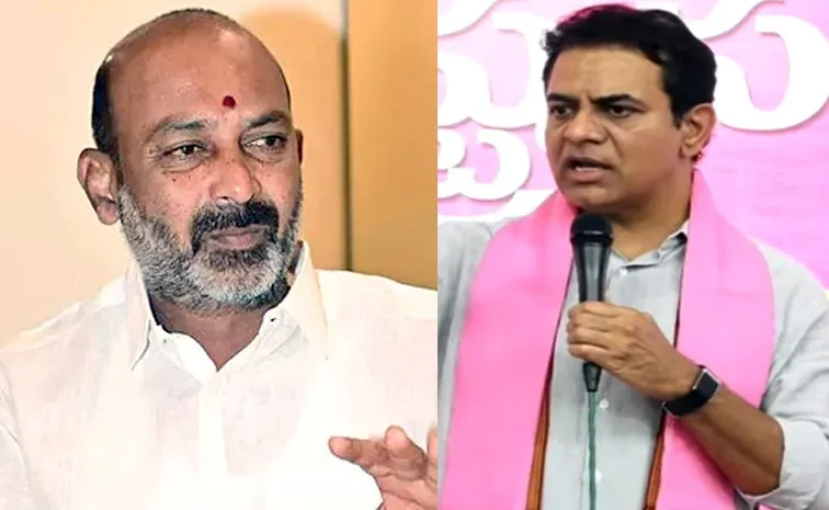 KTR files Rs 100 crore defamation suit against Bandi Sanjay