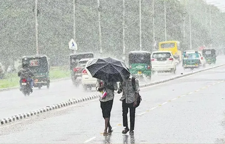 Moderate rains in the state for 3 days due to the influence of low pressure and trough