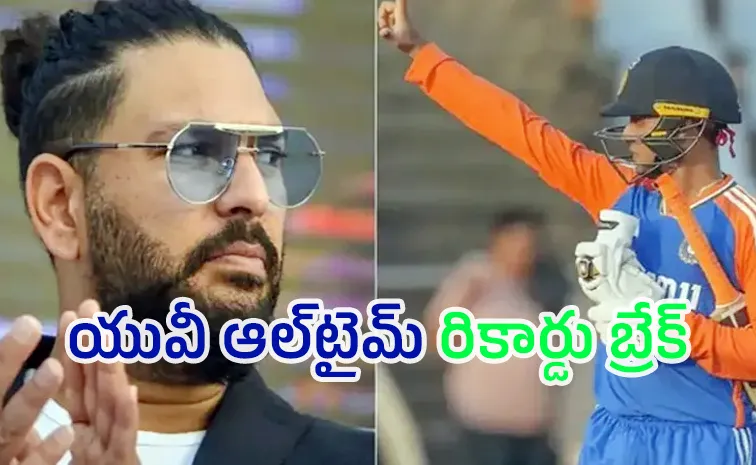 Abhishek Sharma SHATTERS Mentor Yuvrajs Record In Explosive Cameo vs Pakistan
