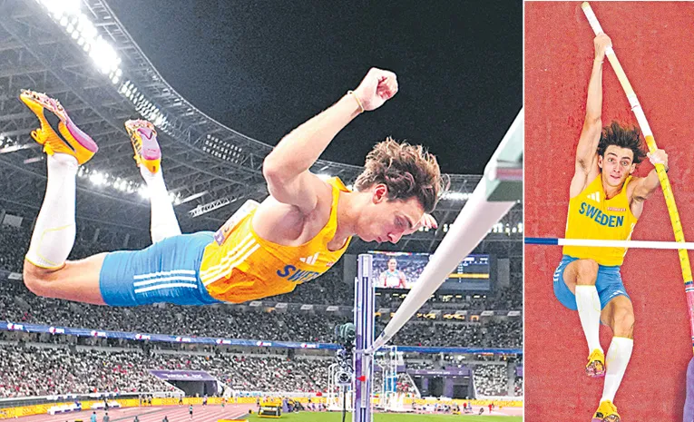 Armand Mondo Duplantis Claims pole vault gold and sets 14th world record