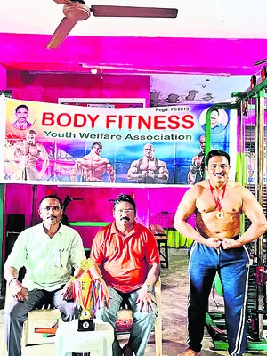 జాతీయ బాడీబిల్డింగ్ పోటీలకు ఎంపిక