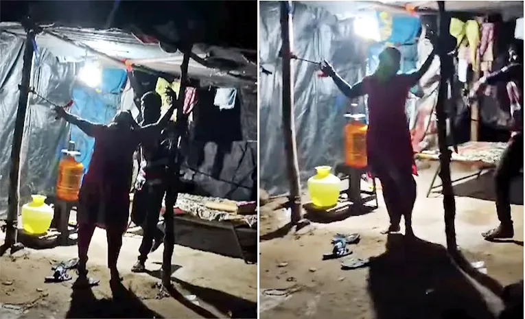 భార్య చేతులు కట్టేసి బెల్టుతో చితకబాదిన భర్త