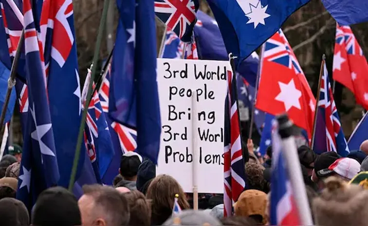 Anti-immigration rallies across Australia