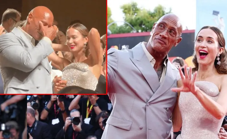 Dwayne Johnson in tears over 15 min ovation for The Smashing Machine Movie