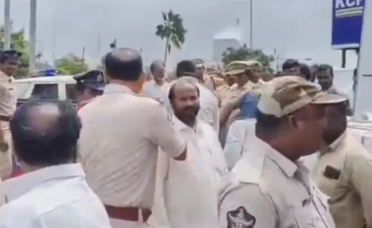 Police Over Action At YSR Vardhanthi In Nandigama