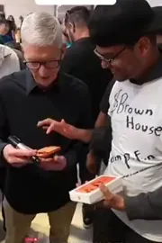 Man Drops Brand New iPhone 17 Pro In Front Of Tim Cook