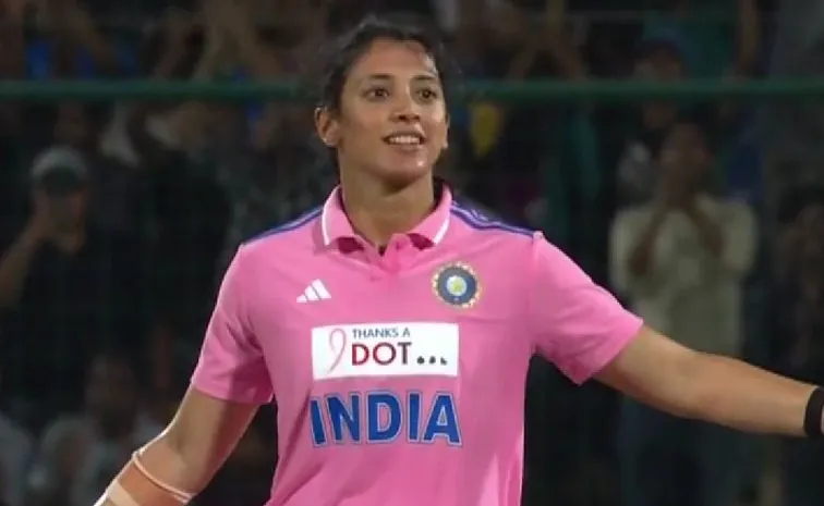 INDW VS AUSW 3rd ODI: 50 ball century by Smriti Mandhana, fastest by indian