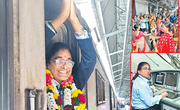 Asia First Woman Train Driver Surekha Yadav Retired