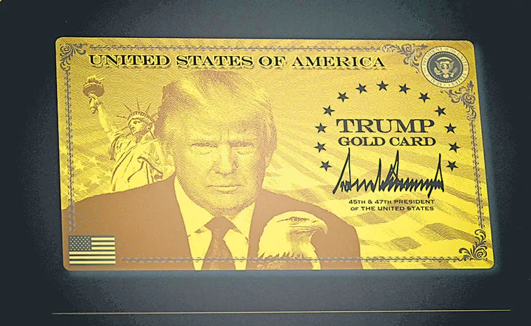 Donald Trump signs order creating 1 million US dollers gold card
