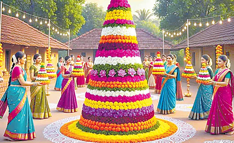 Bathukamma is followed by Boddemma is a 7-day festival