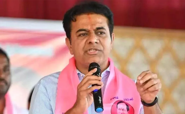 BRS KTR Slams Congress Govt HYDRAA Bulldozer Politics