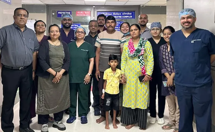 Ahmedabad doctors removed hairball from 7 year-old stomach