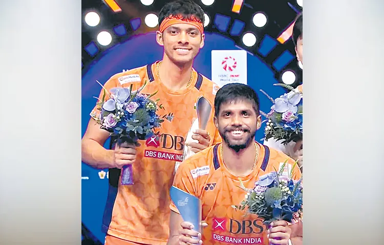 Satwik and Chirag duo finish runners up in China Masters World Tour Super 750 tournament