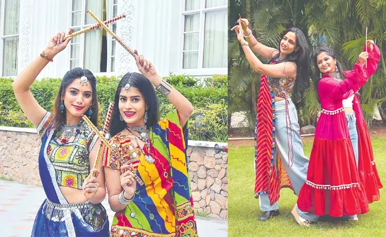 Dussehra 2025: Dandiya beats In Hyderabad City