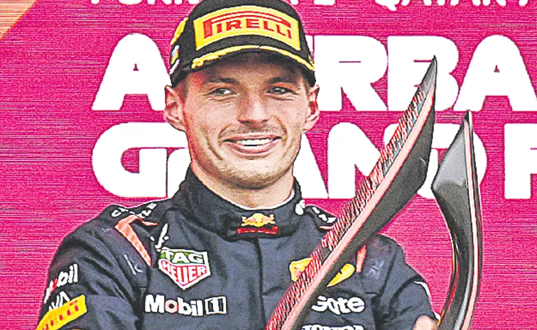 Max Verstappen wins Azerbaijan Grand Prix title