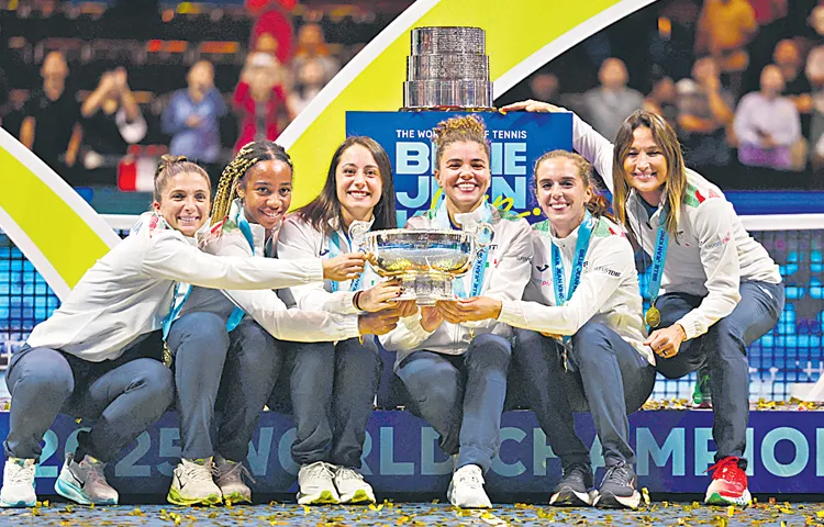 The Italian team won the Billie Jean King Cup