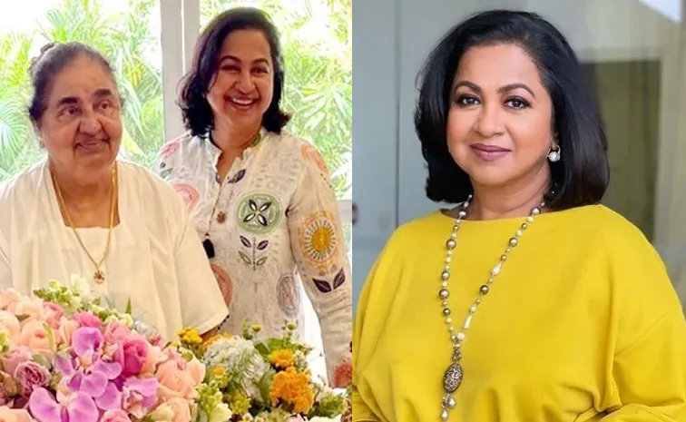 Actress Radhika Sarathkumar Mother Geetha Passed Away