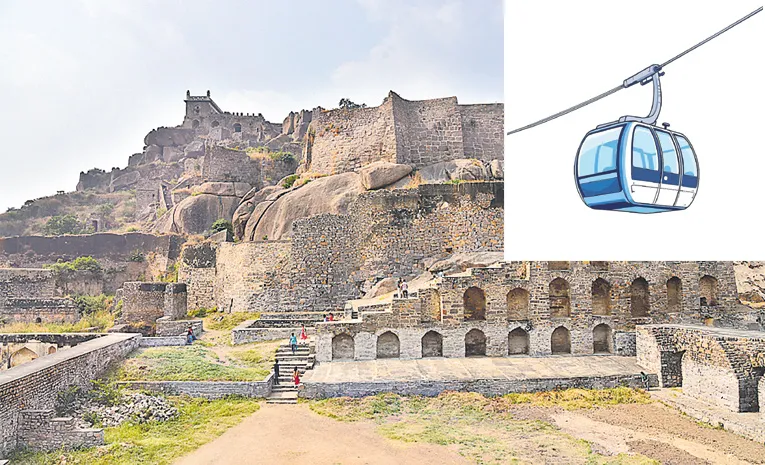 Hyderabad 1st ropeway to connect Golconda Fort