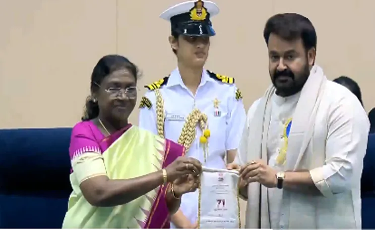 Malayalam Super Star Mohal lal Received Dada Saheb Phalke Award