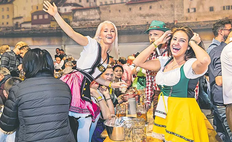 A delicious dinner with German cuisine and entertainment At Hyderabad