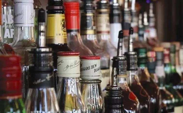 Excise Department 1704 bottles worth Rs 68 lakhs were seized in Telangana