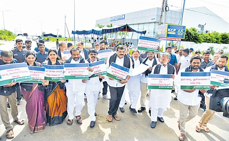 YSRCP MLCs agitation continues in Legislative council on TDP Govt