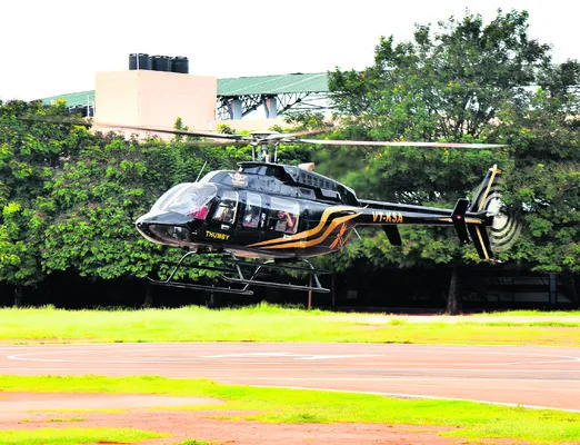 తుమకూరు దసరాలో హెలీరైడ్‌
