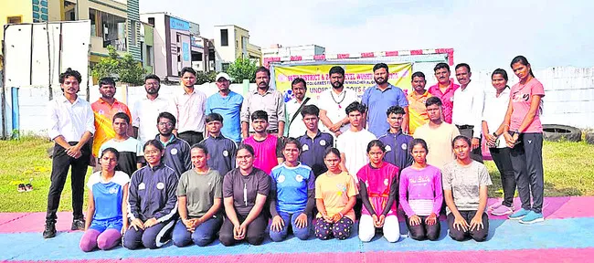 ఉమ్మడి జిల్లా వుషూ జట్ల ఎంపిక