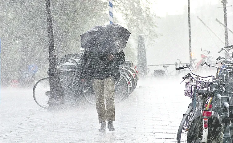 Heavy rains in North Andhra