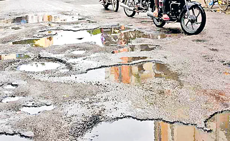 People are angry on the government over the condition of the roads