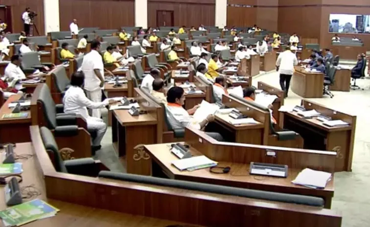 Jana Sena MLAs In OG Mood TDP MLAs Skip For Assembly Session