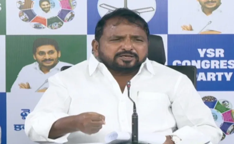 YSRCP Leader Sailajanath Takes On Chandrababu Sarkar