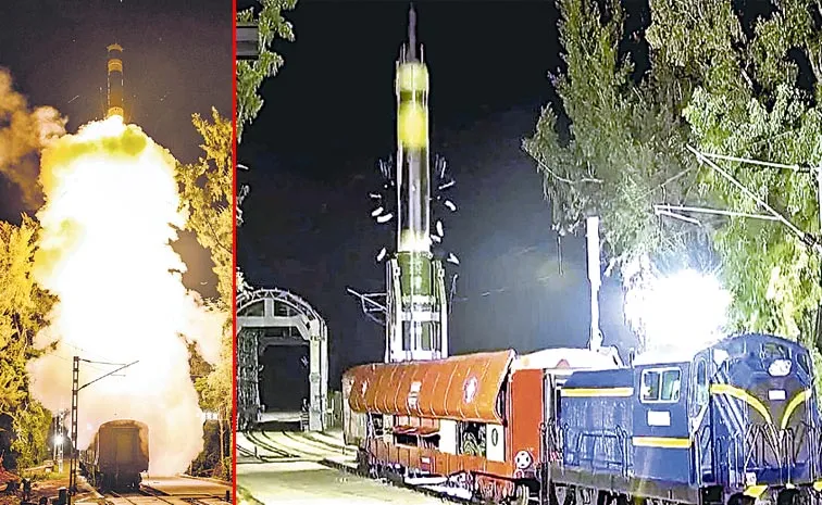 india successfully tests agni prime missile from rail based launcher