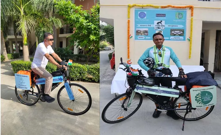 Tarun Parmar: 1700km Cycling Journey for Meditation and Drug Free India