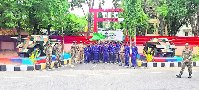 అఖిల భారత ఎన్సీసీ ట్రెక్కింగ్ యాత్ర ప్రారంభం