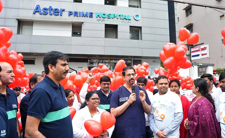 Aster Prime Hospital Marks World Heart Day With Bikeathon
