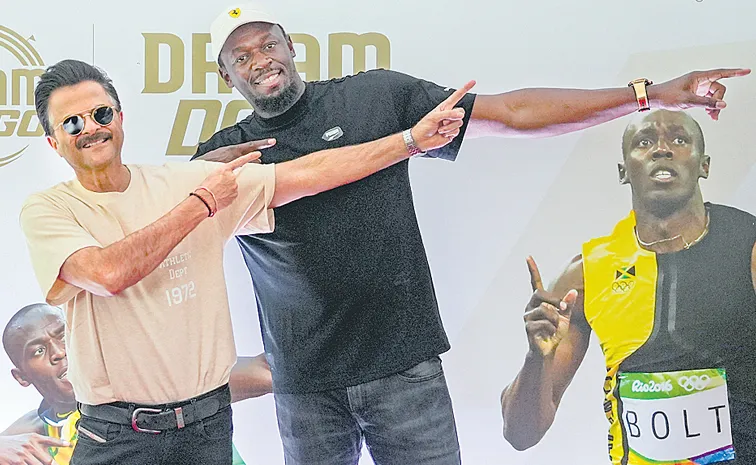 Bolt at a special event held at the Jamunabai Narsee Campus in Mumbai1