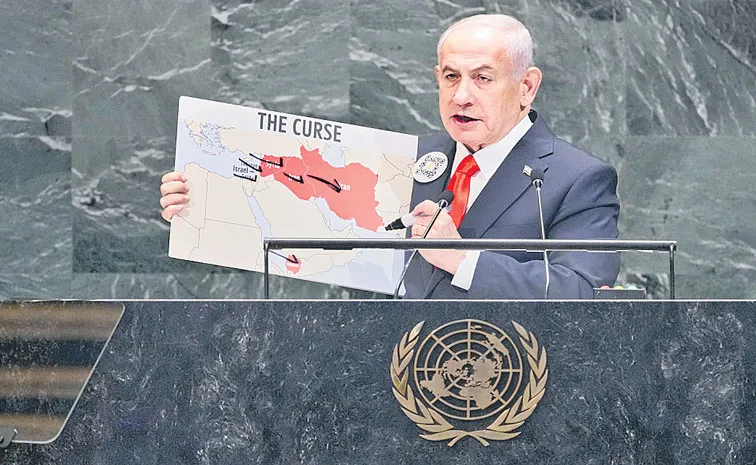 As delegates walk out, Netanyahu tells UN Israel must finish job in Gaza