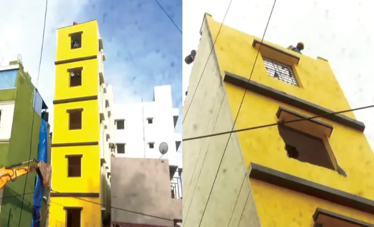 5 Floor Building Demolished In Bengaluru