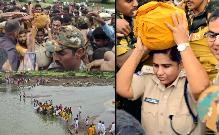 SP Janaki Sharmila Performs Traditional Ritual at Maha Pochamma Jathara