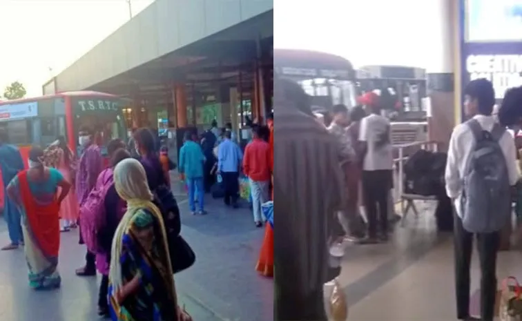 TGSRTC Bus Services Started At MGBS