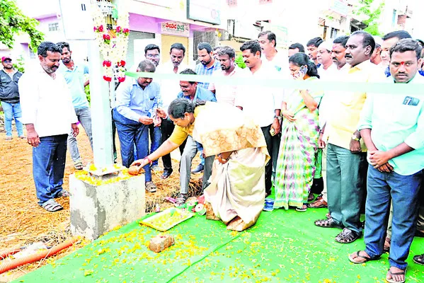 శరవేగంగా అభివృద్ధి పనులు