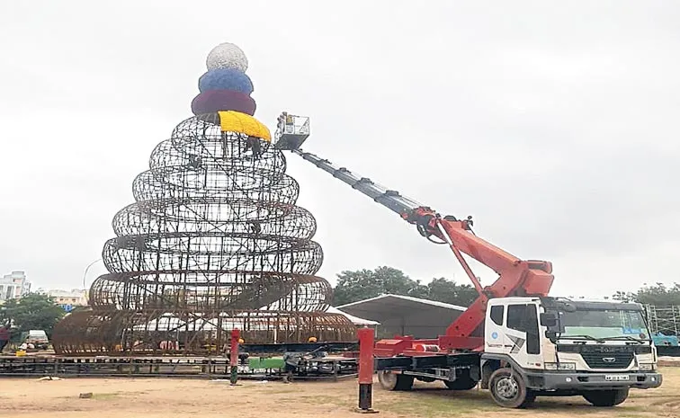 Telangana gears up for Guinness record Bathukamma at hyderabads saroornagar stadium