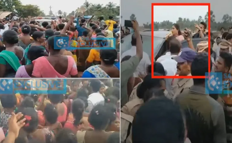 Fishermen In Anakapalle Protest Against Home Minister Anitha