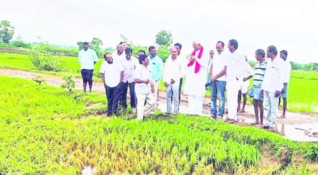 పంట నష్టపోయిన రైతులను ఆదుకోవాలి